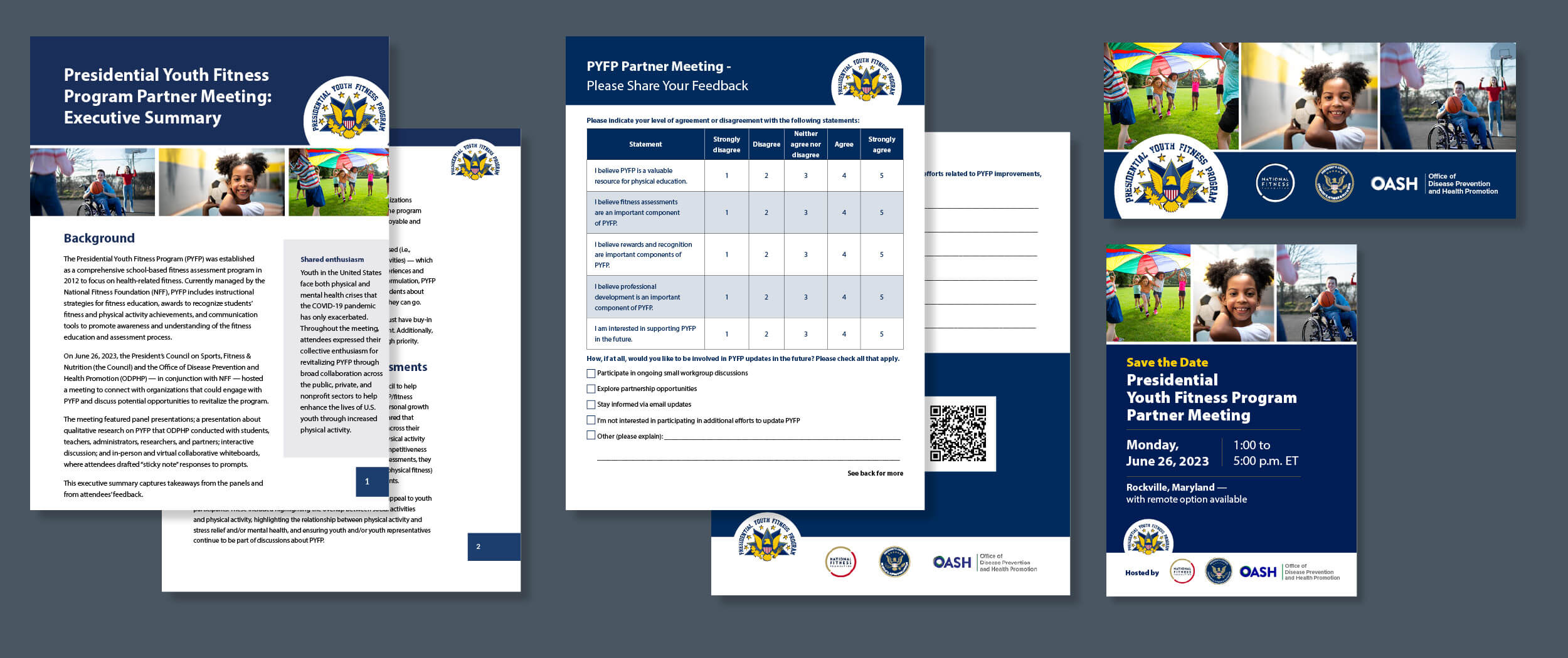 Designed Materials for Presidential Youth Fitness Program